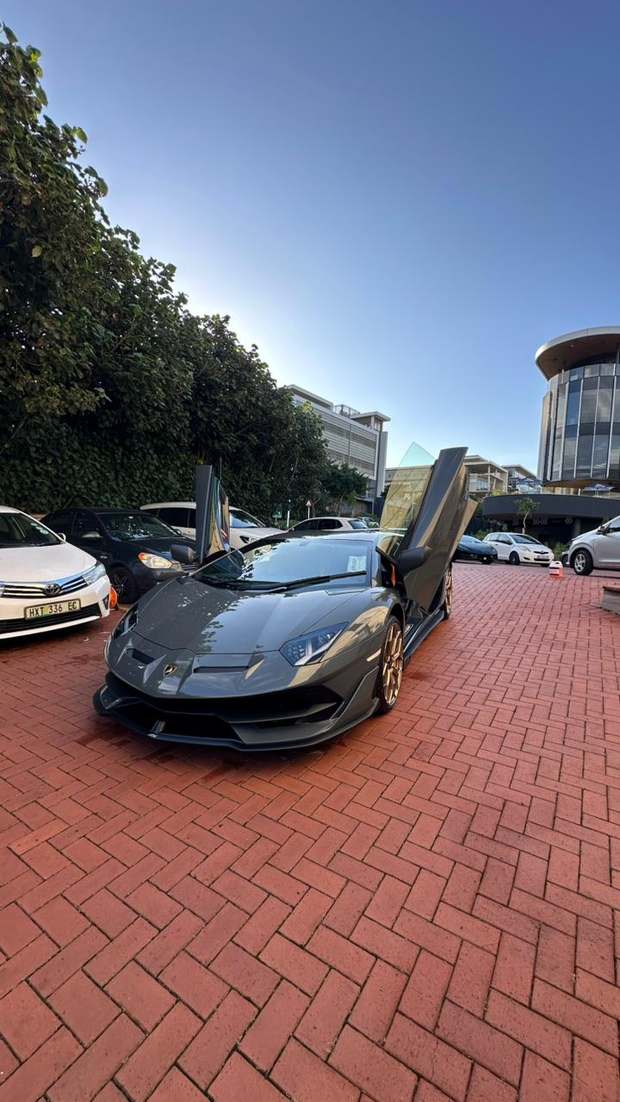 Lamborghini Aventador SVJ front view after full detail by Washr Pietermaritzburg